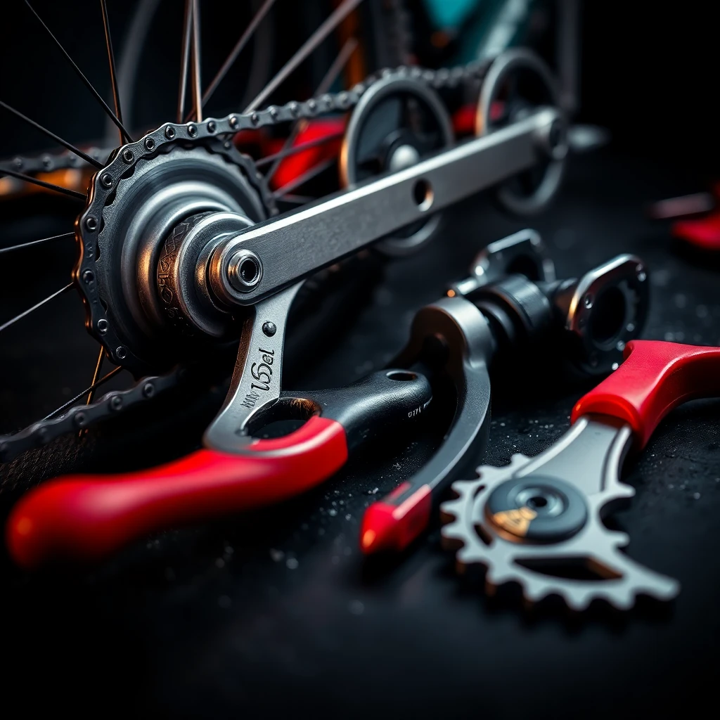 Fixi Fixa workshop — tools and bicycle parts
